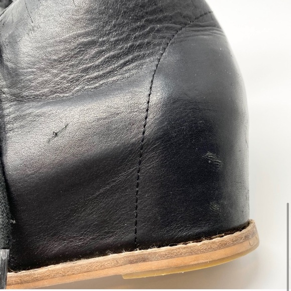 Matiko Sharon Black Hidden Heel Leather Boots 6.5 - Picture 3 of 11